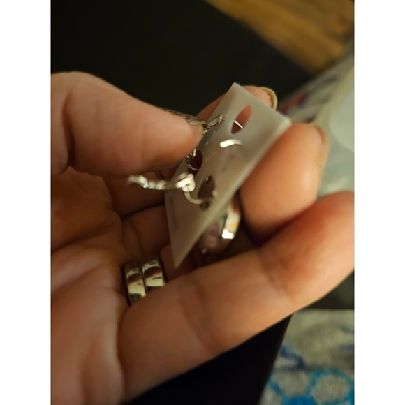 New! Black Round Swarovski Element Earrings. Gothic. Dangle. Work. Simple. - Picture 6 of 7